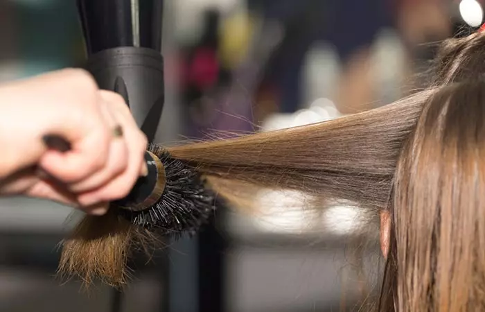 Blow Cool Air On Your Hair After Drying