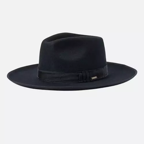 Brixton Messer Medium Brim Felt Fedora Hat