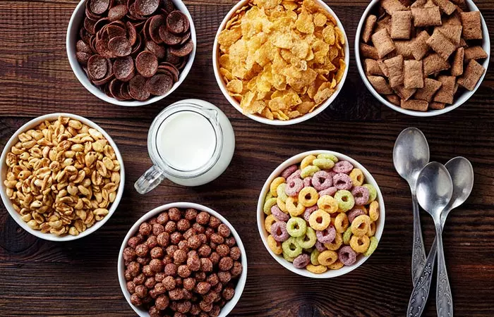 Cereal is rich in vitamin D