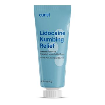 Curist Lidocaine Cream 5% Maximum Strength Hemorrhoids Treatment