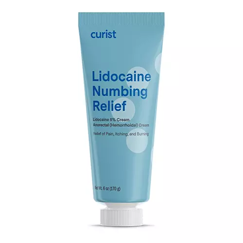 Curist Lidocaine Cream 5% Maximum Strength Hemorrhoids Treatment