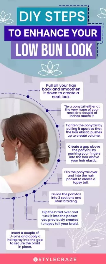 diy steps to enchance your low ben look (infographic)