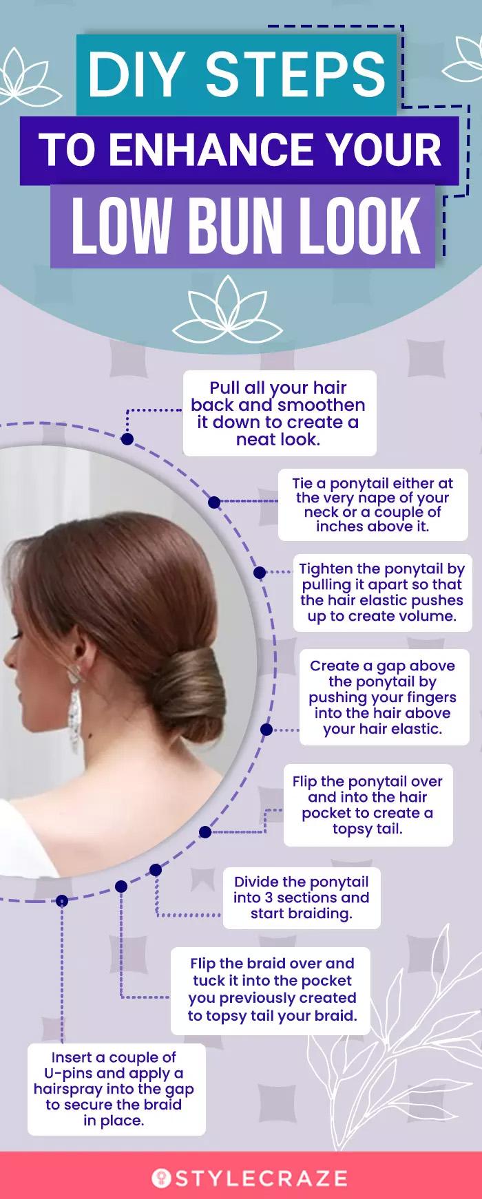 How To Do The Low Bun Hairstyle – A Step-By-Step Tutorial