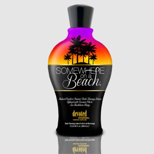 Devoted Creations Somewhere On A Beach Instant Dark Tanning Lotion