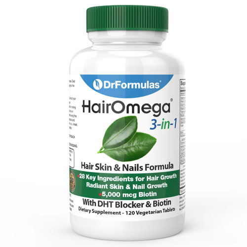 DrFormulas HairOmega 3-in-1 Hair Skin and Nails Formula