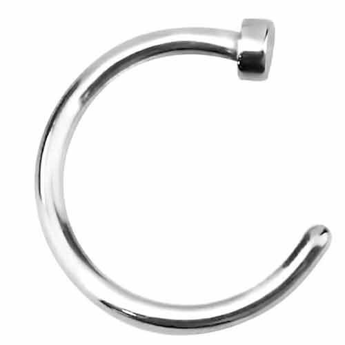 Forbidden Body Jewelry Solid Titanium Nose Hoop Ring