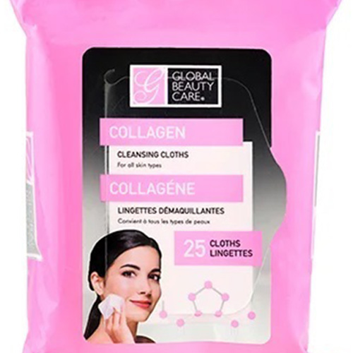 Global Beauty Care Collagen Makeup Cleansing Cloths