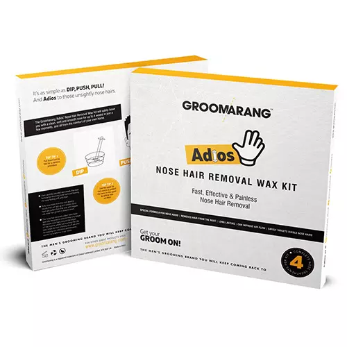 Groomarang Adios Nose Hair Removal Wax Kit