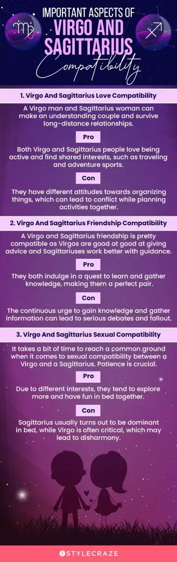 important aspects of virgo and sagittarius compatibility (infographic)