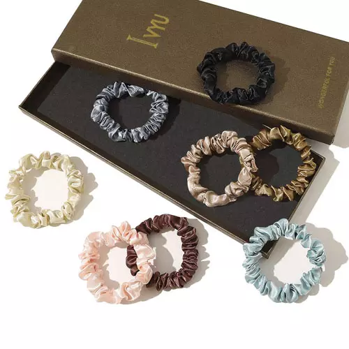 Ivyu Silk Satin Scrunchies