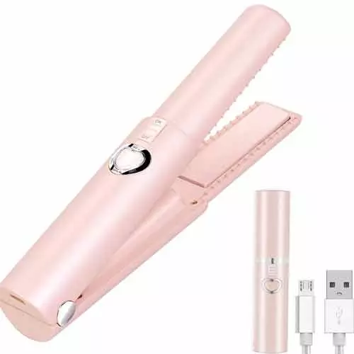 JMFONE Cordless Mini Hair Straightener