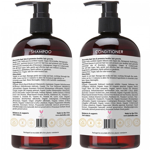 Laritelle Organic Shampoo And Conditioner