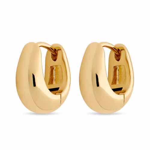 MILLA 14k Gold Huggie Earrings