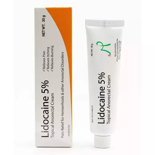 Mohnark Maximum Strength Lidocaine 5% Topical Anorectal Numbing Cream