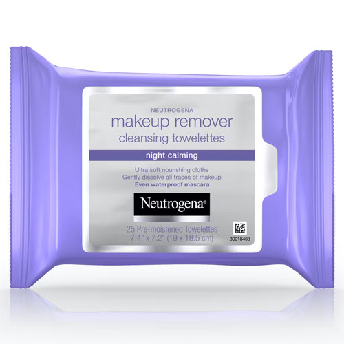 Neutrogena Night Calming Makeup Remover Ultra-Soft Cleansing Towelletes