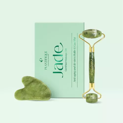 PLANTIFIQUE's Jade Roller & Gua Sha Set