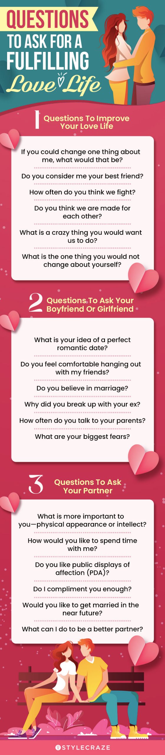 questions to ask for a fulfilling love life (infographic)