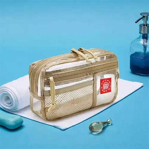 Rough Enough Clear Toiletry Bag