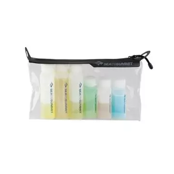Sea to Summit Clear Zip Pouch with Travel Bottles