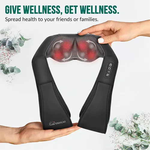 Snailax Shiatsu Neck and Shoulder Massager