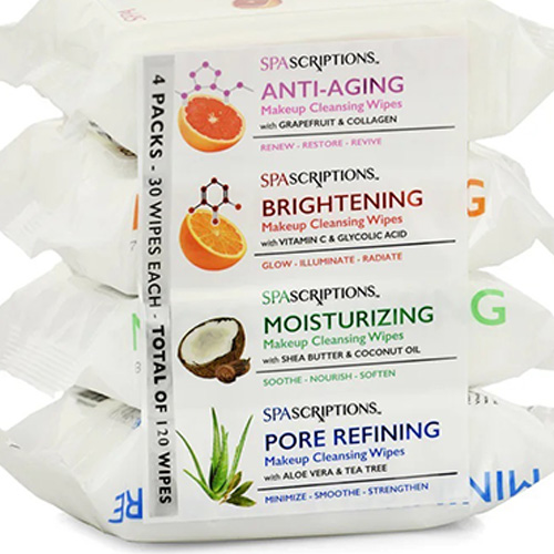 SpaScriptions Makeup Cleansing Wipes