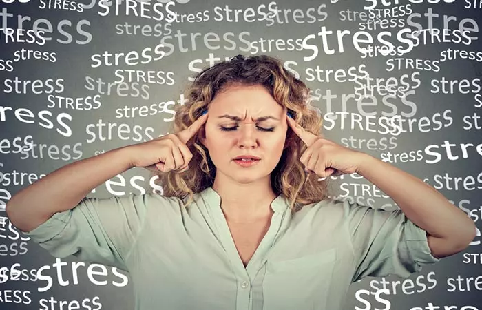 Stress leads to hair loss