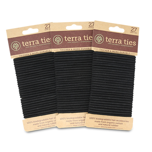 Terra Ties Biodegradable Elastic Hair Ties