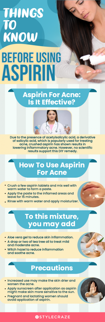 things to know before using aspirin (infographic)