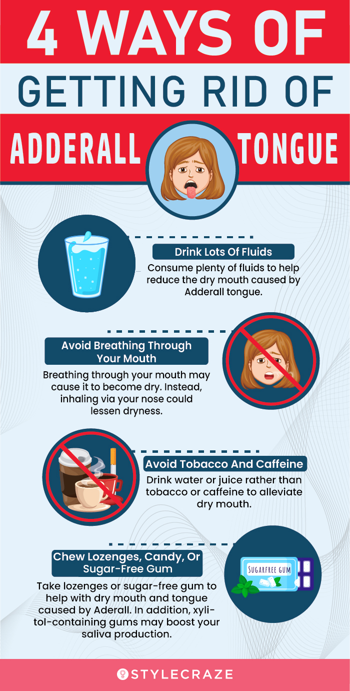 4 ways to getting rid of adderall tongue (infographic)