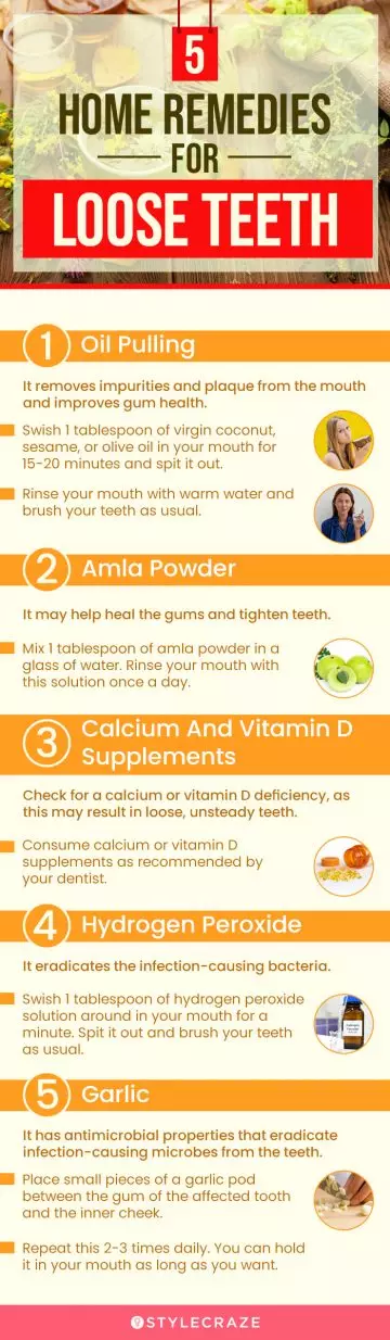 5 home remedies for loose teeth (infographic)