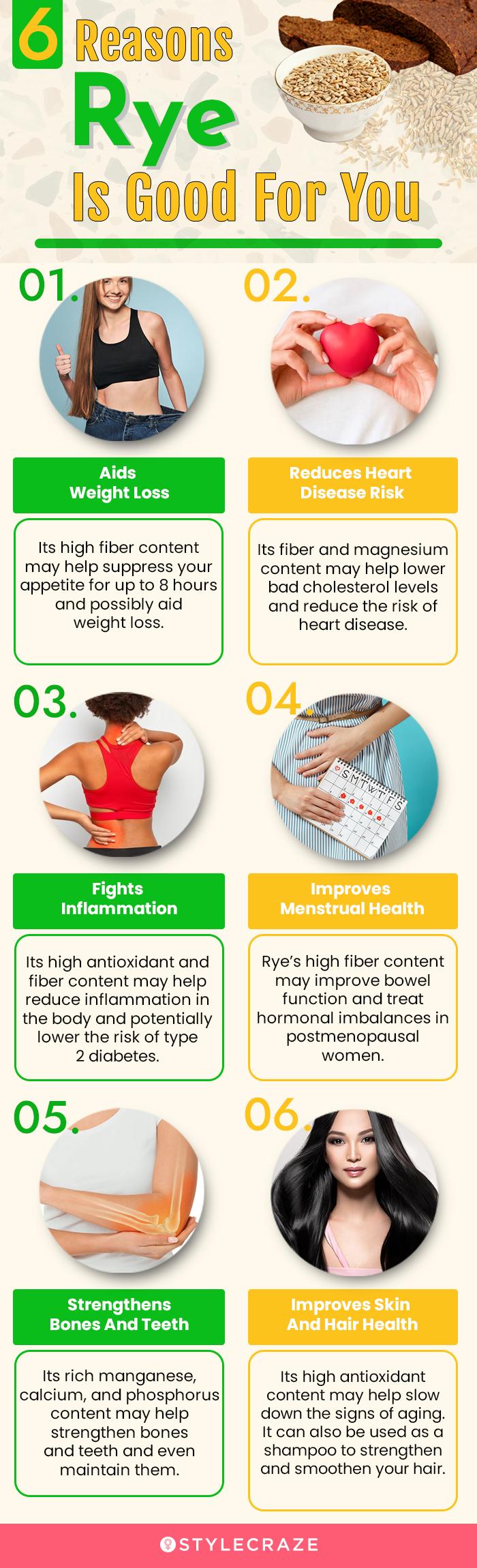 6 reasons why rye is good for you (infographic)