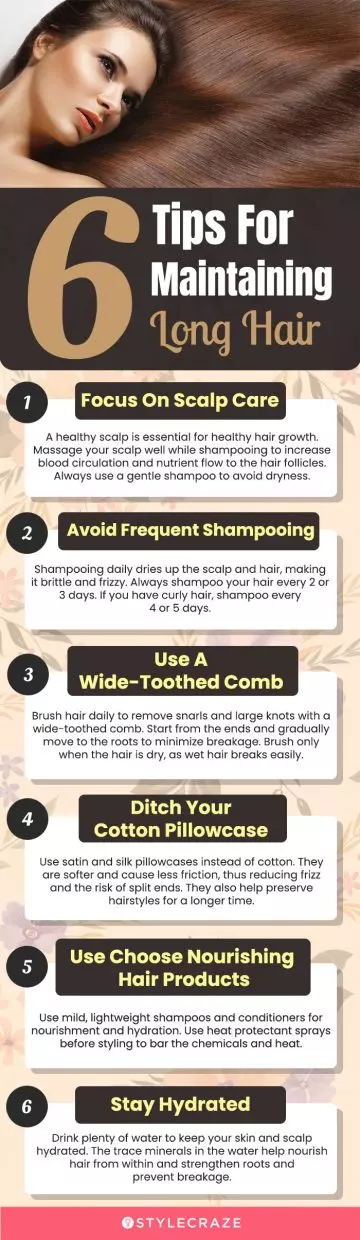 6 top notch tips for long hair (infographic)