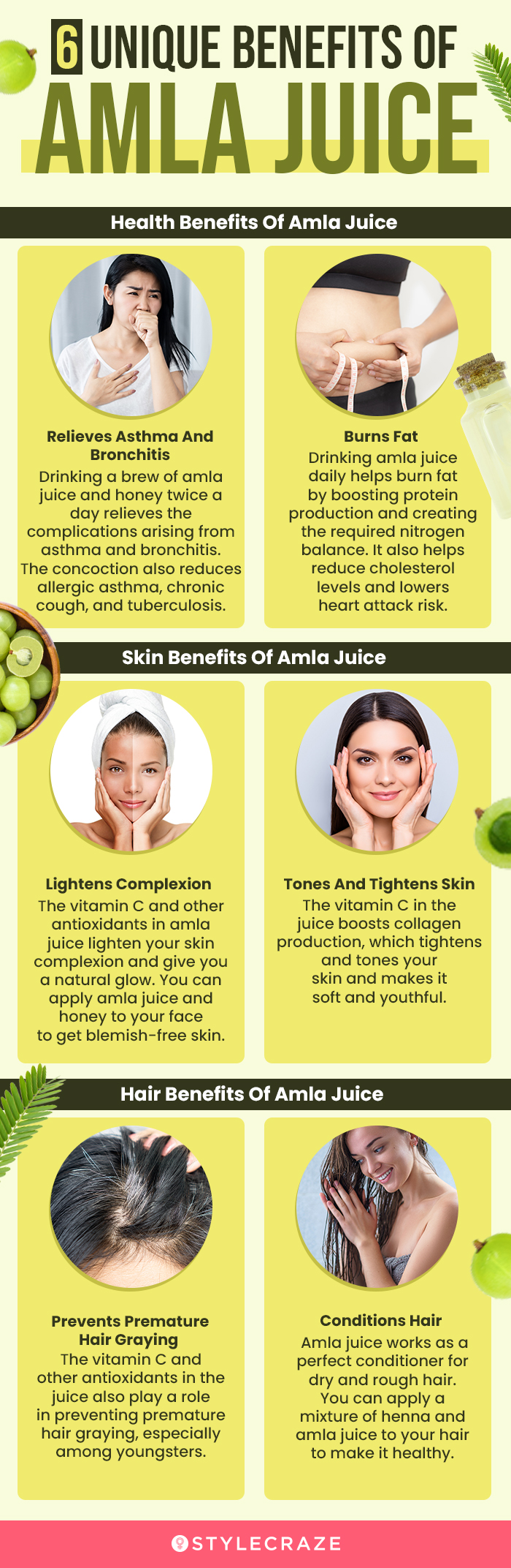 6 unique benefits of amla juice (infographic)