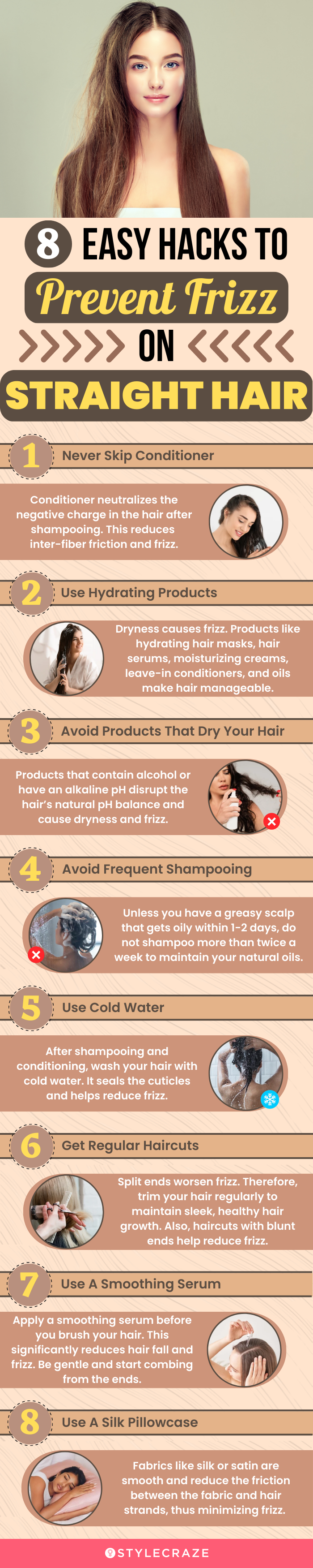 Products for frizzy outlet straight hair