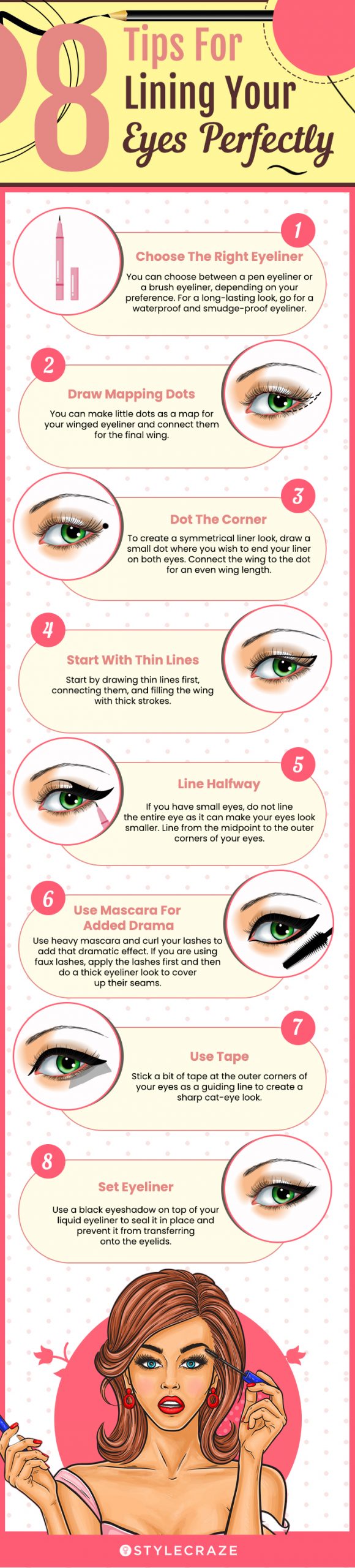 8 tips for lining your eyes perfectly (infographic) 