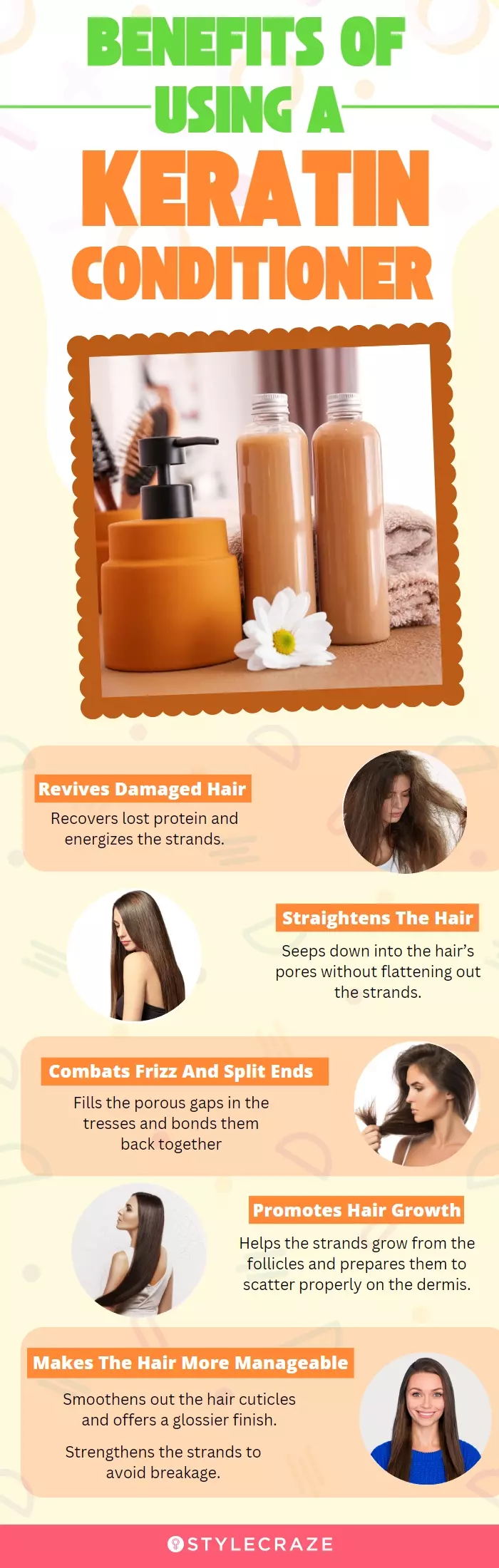Keratin Conditioners: Benefits & Application Tips (infographic)