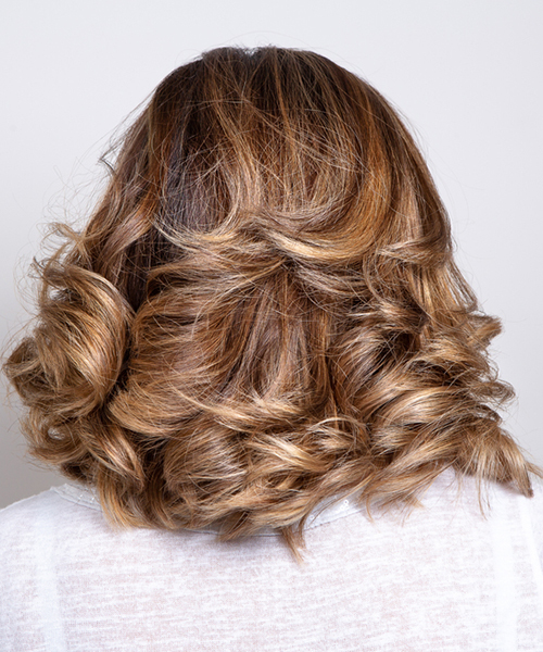Coffee blend highlights for brown hair