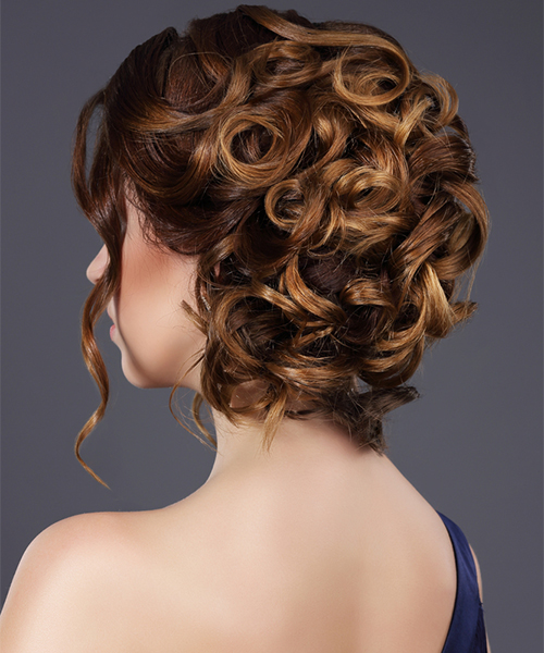 Contrast updos flapper hairstyle
