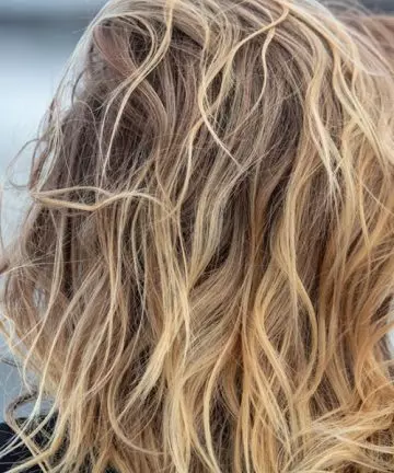 Dirty blonde texture balayage for short hair