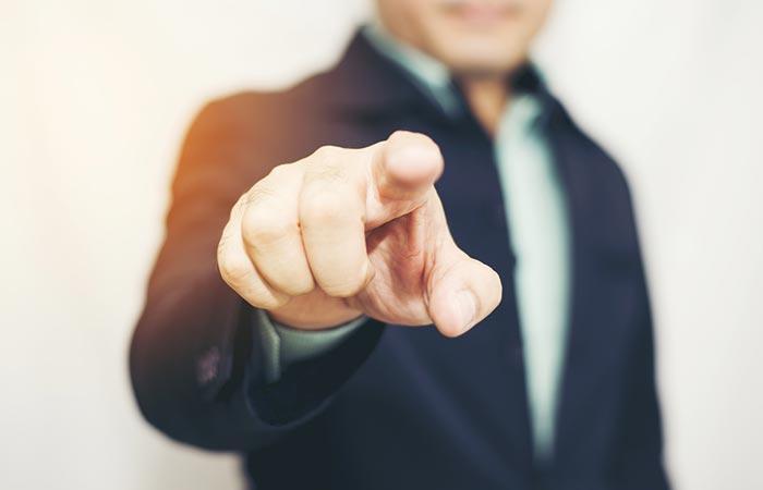 Don't Point Your Finger At Anything