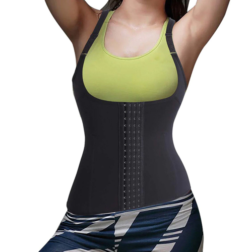 Eleady Waist Trainer Vest for Women Underbust Corset Cincher Tummy Control  Body Shaper Sport Girdle with Adjustable Belt