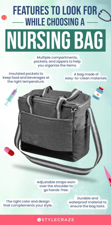 Features To Look For While Choosing A Nursing Bag (infographic)