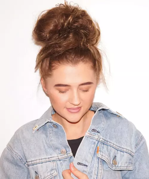 How to do a vintage top knot