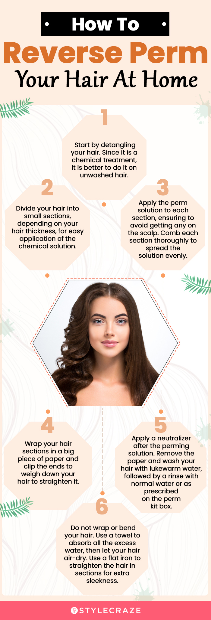 how to reverse perm your hair at home (infographic)