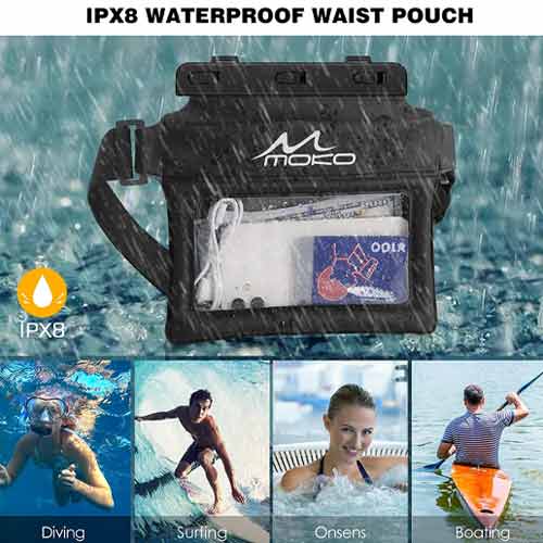MoKo Waterproof Phone Pouch Fanny Pack