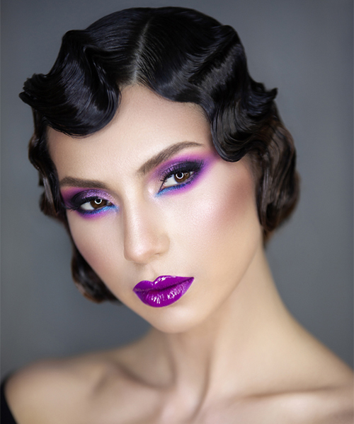 Perfect finger waves flapper hairstyle