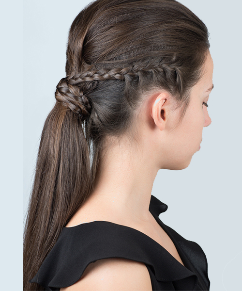 Style your ponytail creatively