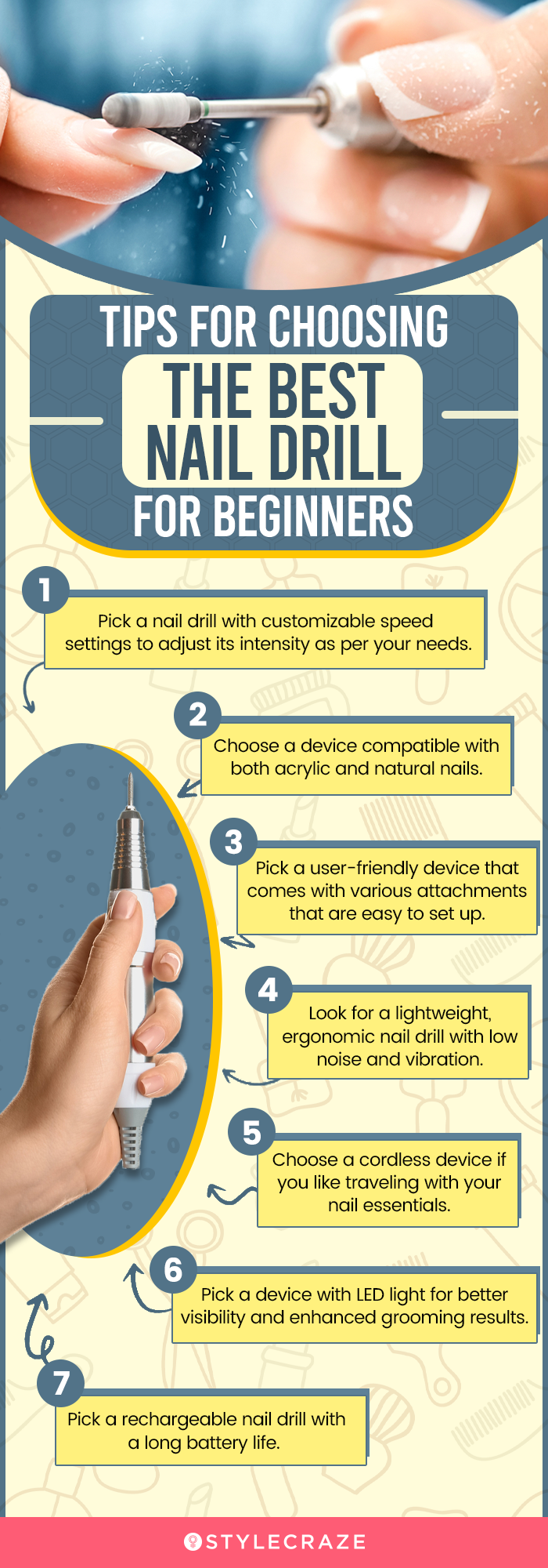 Tips For Choosing The Best Nail Drill For Beginners (infographic)