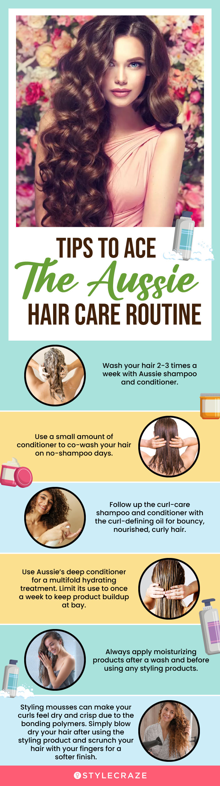 Tips To Ace The Aussie Hair Care Routine (infographic)