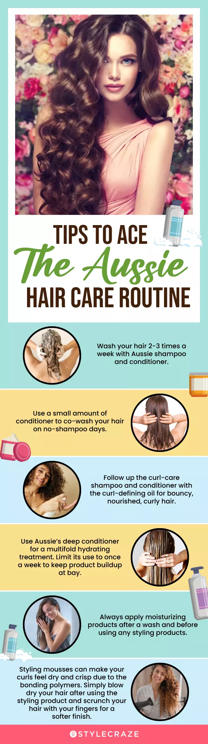 Tips To Ace The Aussie Hair Care Routine (infographic)